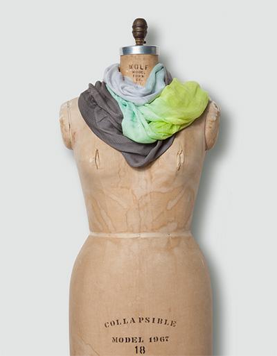 CODELLO Schal im Fischgrat-Dessin