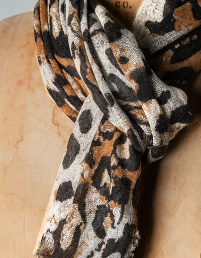 CODELLO Schal Im Leoparden-Print