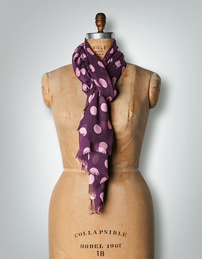 CODELLO Schal im Polka-Dot Design