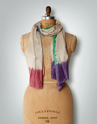 CODELLO Schal mit Farbakzenten