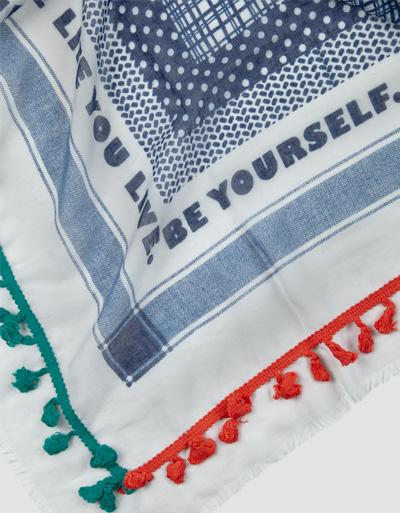 CODELLO Schal Mit Statement-Print