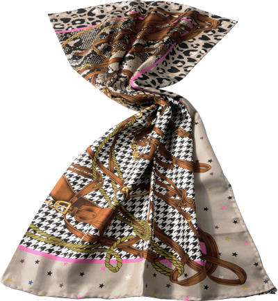 CODELLO Seide beige-braun