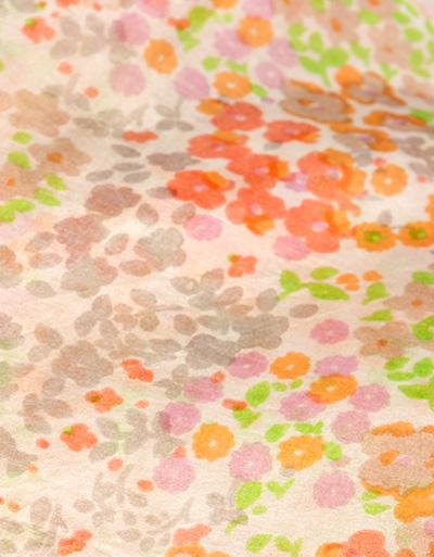 CODELLO Seidenschal Im Zarten Blümchenmuster