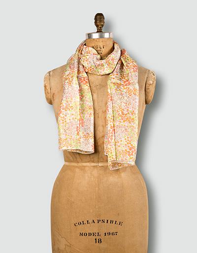 CODELLO Seidenschal im zarten Blümchenmuster