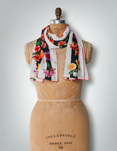 CODELLO Seidenschal mit Blütenprint