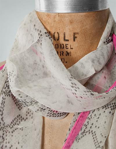 CODELLO Seidenschal Mit Snake-Print