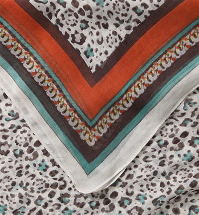 CODELLO Tuch Viskose Dunkelbraun-creme