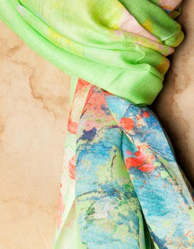 CODELLO Viskoseschal Mit Blumenprint