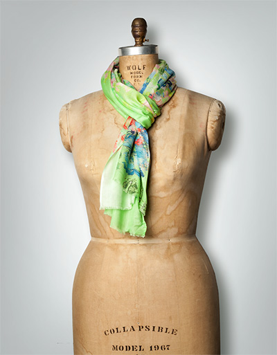 CODELLO Viskoseschal mit Blumenprint