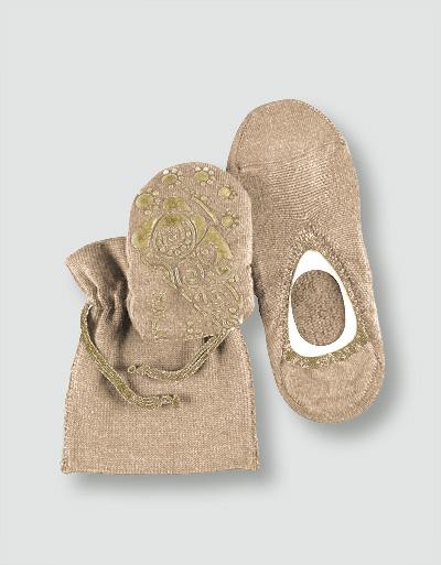 Falke Cosy-Ballerina Füßlinge Mit Gummiertem Sohlenprint