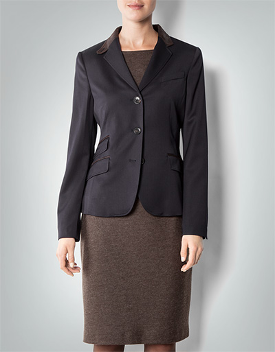Daniel Hechter Blazer mit Details in Leder-Optik