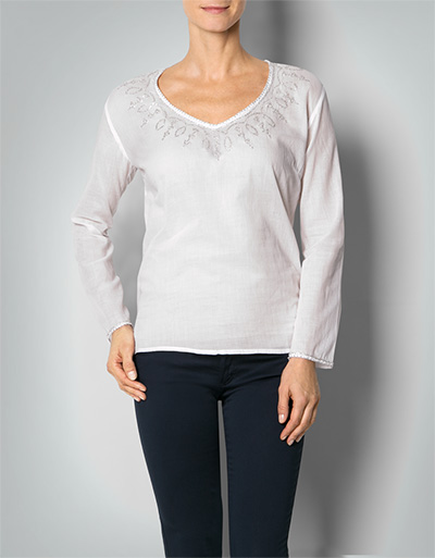 Daniel Hechter Bluse mit Perlenstickerei
