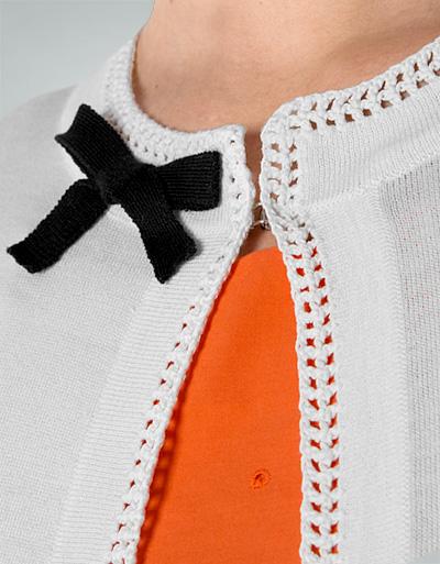 Daniel Hechter Bolero Aus Seide Mit Häkelkanten