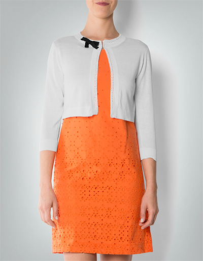 Daniel Hechter Bolero aus Seide mit Häkelkanten