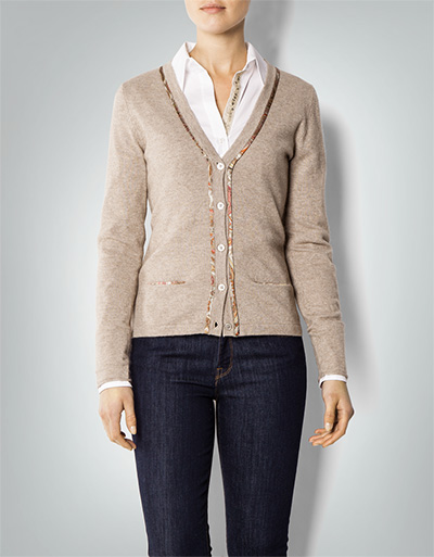 Daniel Hechter Cardigan mit Paisley-Details