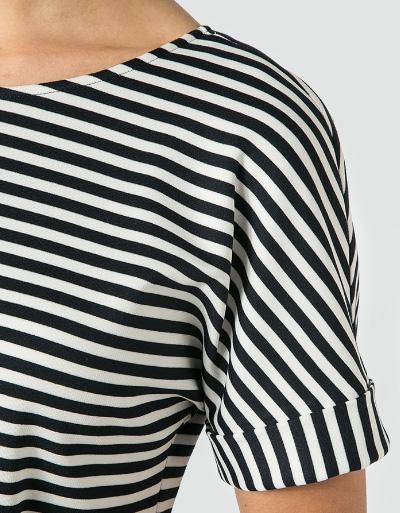 Daniel Hechter Jerseykleid Im Streifendessin