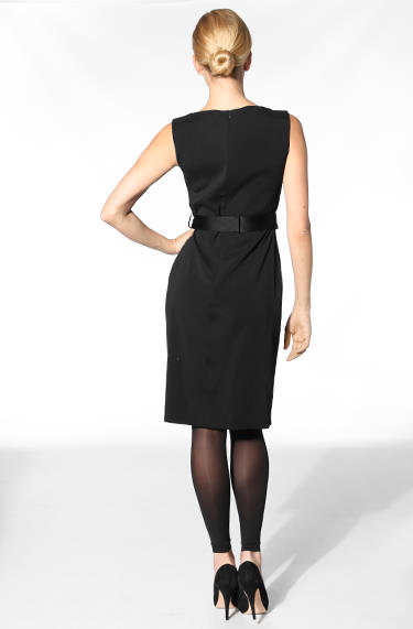 Daniel Hechter Kleid Viskose Schwarz