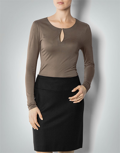 Daniel Hechter Langarm-Shirt mit Cut-Out Optik