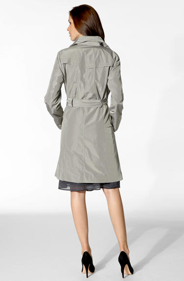 Daniel Hechter Trenchcoat Mikrofaser Kiesel