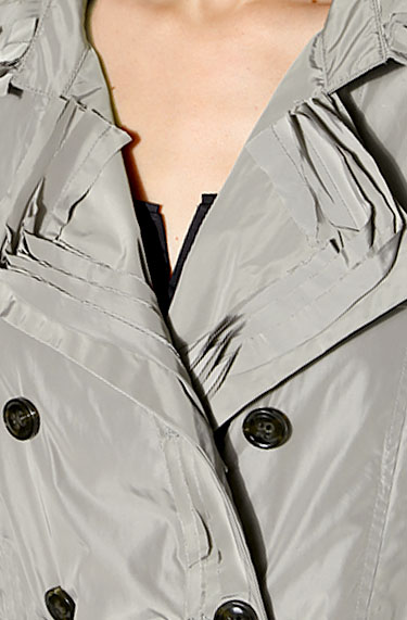 Daniel Hechter Trenchcoat Mikrofaser Kiesel