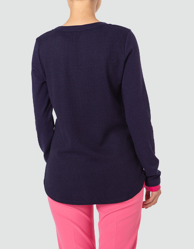 DKNY Longsleeve Mit Feiner Waffel-Struktur