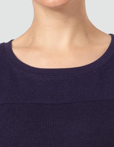 DKNY Longsleeve Mit Feiner Waffel-Struktur