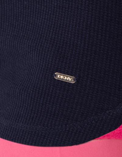 DKNY Longsleeve Mit Feiner Waffel-Struktur