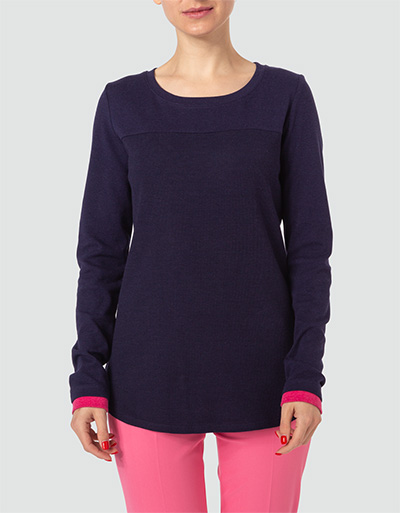 DKNY Longsleeve mit feiner Waffel-Struktur