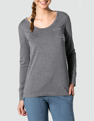 DKNY Sleepshirt Viskosejersey grau meliert