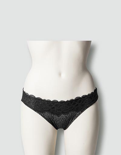 DKNY Slip mit Tüll und Animal-Print