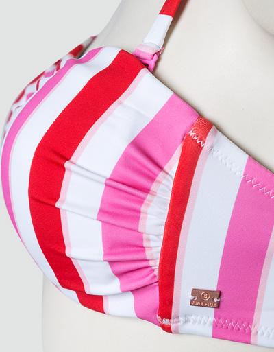 FIRE + ICE Bikini Im Streifen-Dessin