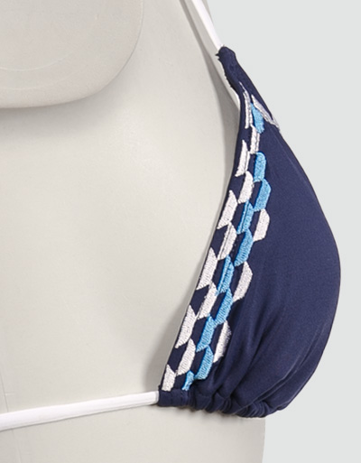 FIRE + ICE Bikini Mit Abstraktem Muster