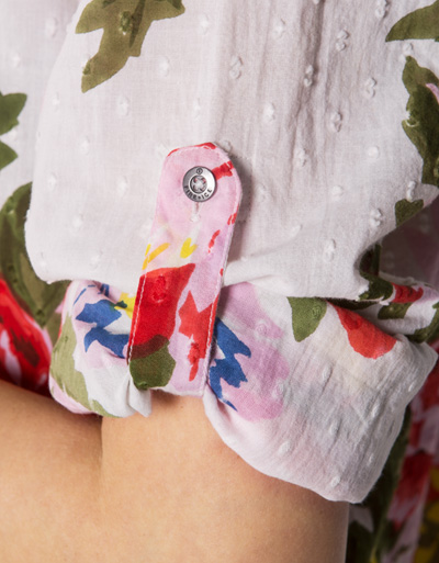 FIRE + ICE Tunika Aus Baumwoll-Voile