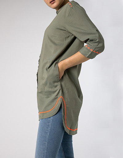 FIRE + ICE Tunika Mit Stickerei