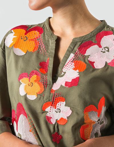 FIRE + ICE Tunika Mit Stickereien