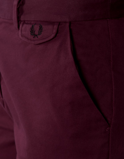 Fred Perry Knöchellange Chino In Bordeaux