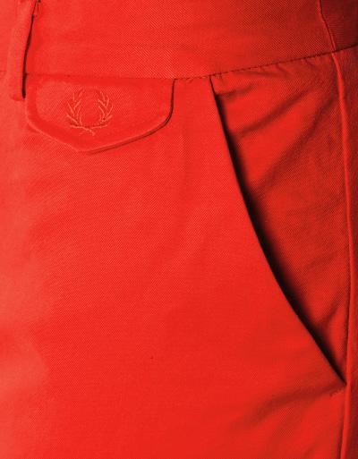 Fred Perry Preppy Chino In Feuerrot
