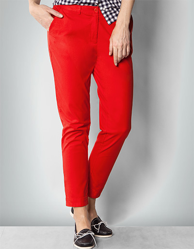 Fred Perry Preppy Chino in Feuerrot
