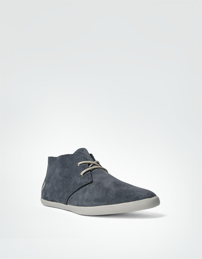 Fred Perry Schnür-Bootie Aus Veloursleder