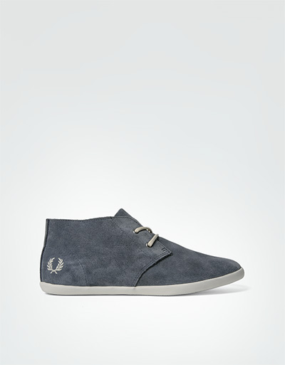 Fred Perry Schnür-Bootie aus Veloursleder