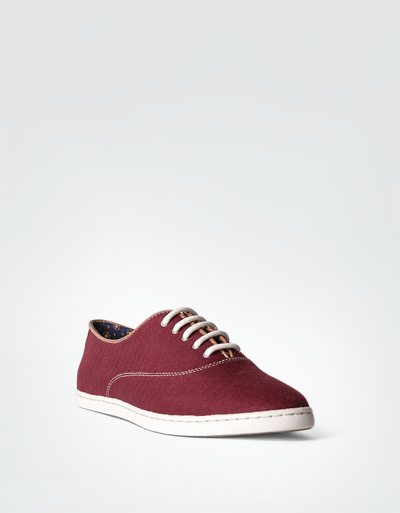 Fred Perry Sneaker Aus Herringbone Canvas