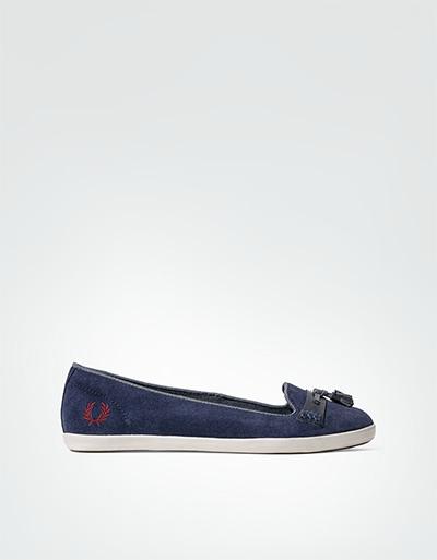 Fred Perry Tassel-Slipper aus Veloursleder