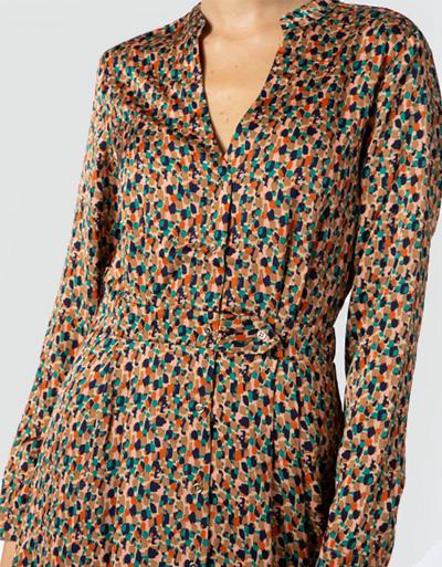 Freebird Hemdblusenkleid Im Retro-Look