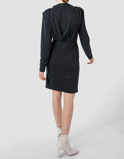 Freebird Jerseykleid Mit Drapierungen