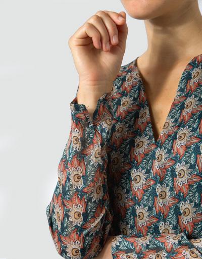 Freebird Kleid Mit Allover-Muster