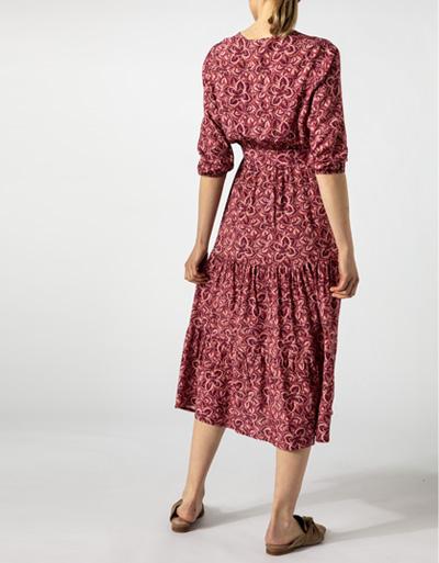 Freebird Midi-Kleid Mit Flower Print