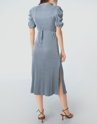 Freebird Plisseekleid Im Taillierten Schnitt