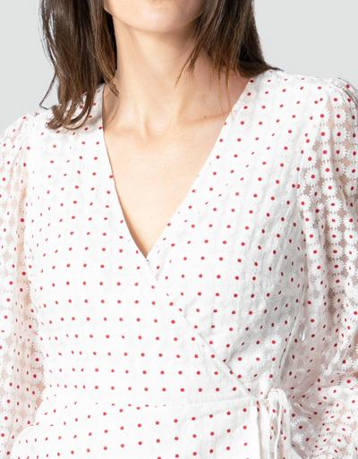 Freebird Wickelbluse Im Flower Look