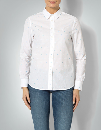 Gant Bluse mit Allover-Stickerei