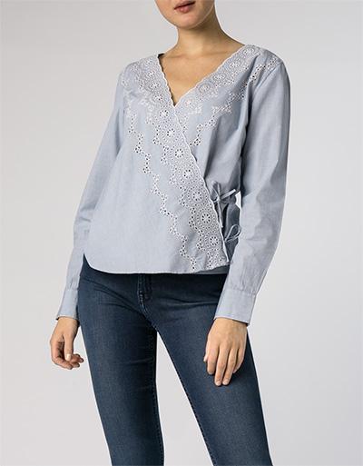 Gant Bluse mit Wickeltechnik